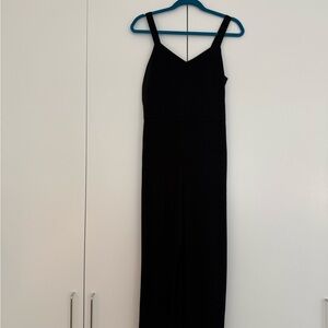 Everlane Black Jumpsuit with Spaghetti Straps